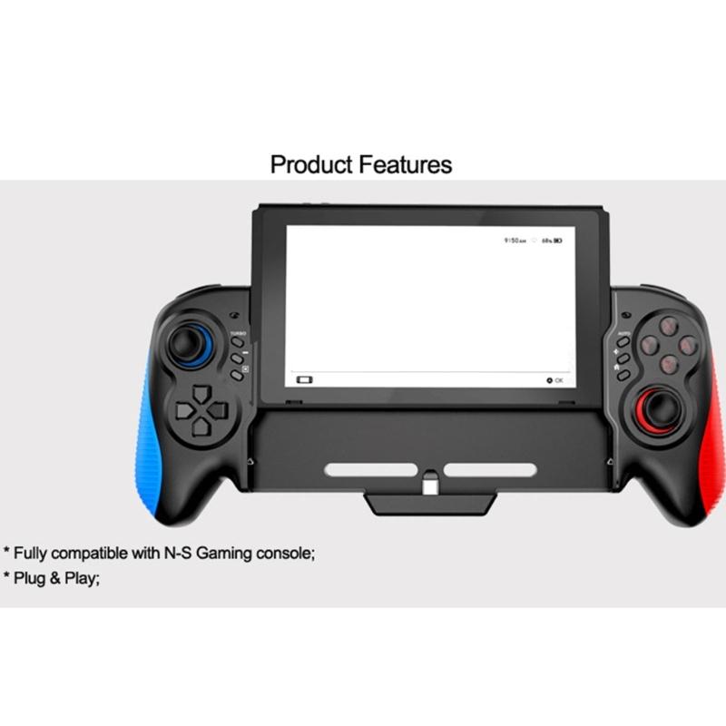 For NS Switch Gamepad Controller Handheld Grip Double Motor Built-in 6-Axis Gyro Vibration Built-in 6-Axis Gyro Design