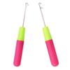 5pcs/set Plastic Crochet Hook Needle Knitting Micro Hook Needle Dreadlock Crochet Needle  Twist Hair