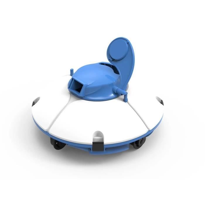 Pool Robot - Bestway - Frisbee - Autonomous - Flat Bottom Cleaning - 5x3m Max - Blue