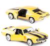 1:36 Chevrolet USA 1969 Camaro SS Vintage Matt Schwarz Diecast Metall Auto Modell Spielzeug Für Sammlung Geschenk Kinder A318