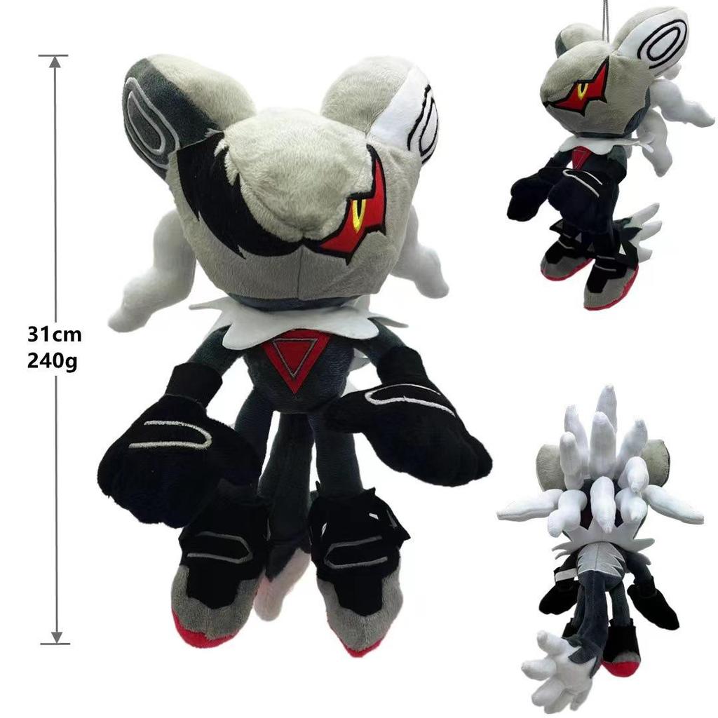 Hedgehog Sonic Plush Toy Backpack - Super Sonic & Tails Doll Set