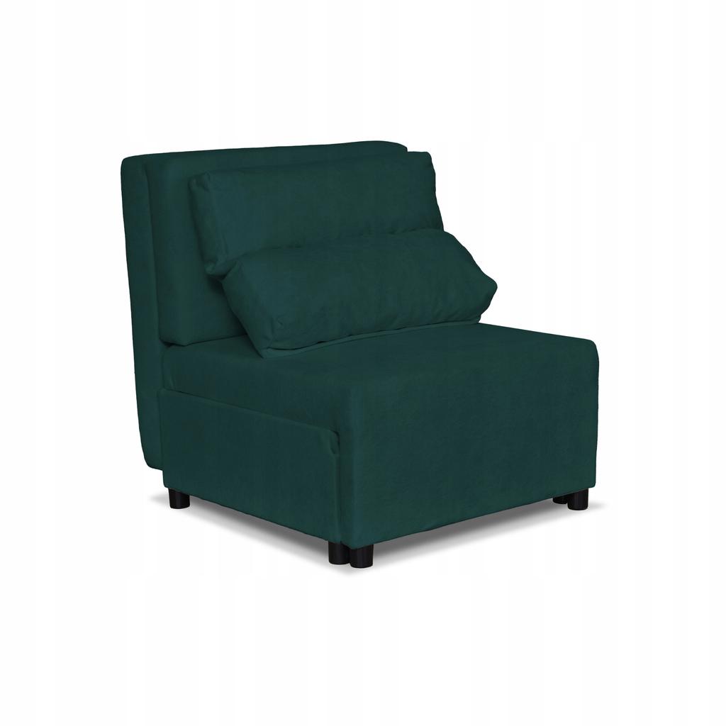 Fold-out Armchair for Sleeping KIMO Container Family Furniture Hunter Green