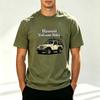 Hawaii Volcano Hike T Shirt Off Road Adventure Graphic Tee Retro Sunset Mountain Outdoor Cotton Short Sleeve for Unisex