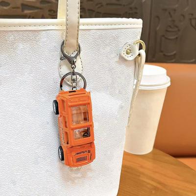 Keychain Pendant Pull Back Pickup Truck Design Key Chain Stress Relief Toy Firm Keychain Attachment
