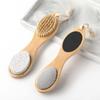 Handheld Foot Rub Scrubber Four In One Design Pedicure Tools Effective Feet Callus Remover Woman