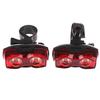2LED Bright Bicycle Bike Bezpečná zadní zadní blikající výstražná kontrolka