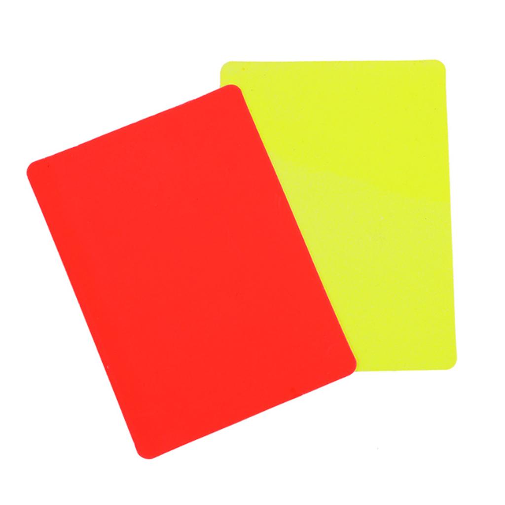 Schiedsrichter Gelbe und Rote Karten Set Fußball Rote Gelbe Karten Set Rote und Gelbe Karten für Volleyball Fußball Schiedsrichterausrüstung
