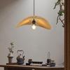 Bamboo Rattan Pendant Lamp - Asian Tea Room & Stairway Lighting 