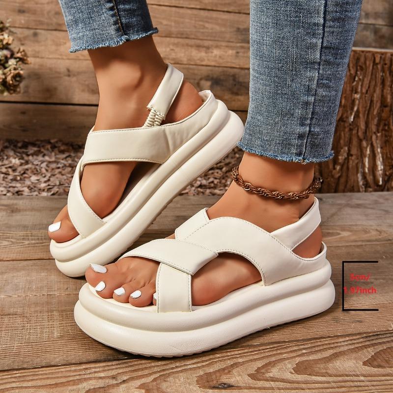 Fashion Women's Wedge Sandals NEW Summer New Fashion Casual Comfortable Peep Toe Platform Sandals Elegant Women Heels