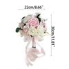  Wedding Bridal Bouquet Bridesmaid Bouquet Silk Bride Holding Artificial Flower