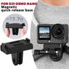 Adaptor magnetic cu două gheare Filet 1/4 Pentru DJI Action 5Pro 4 3 Port Universal Accesorii Magnetice Cameră Osmo Action 5 Pro
