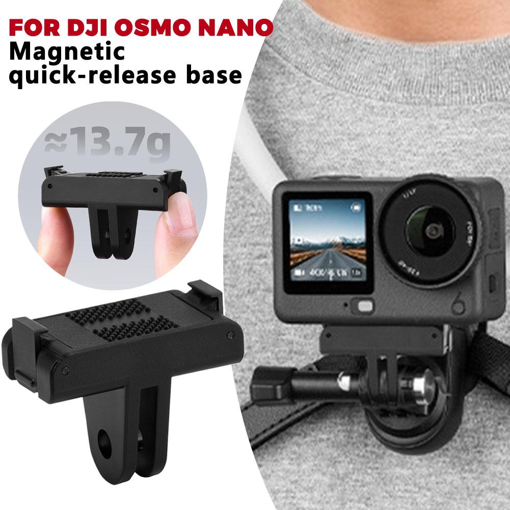 Adaptor magnetic cu două gheare Filet 1/4 Pentru DJI Action 5Pro 4 3 Port Universal Accesorii Magnetice Cameră Osmo Action 5 Pro