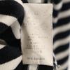 Orcival Made In France Border Pattern Long Sleeve Boat Neck Basque Shirt Women Used