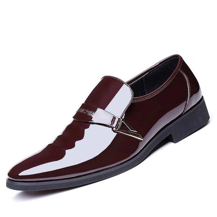 White Leather Dress Shoes Men's Spring Autumn Breathable 2025 New Formal Business Derby Shoes Man Casual English Shoes for Men