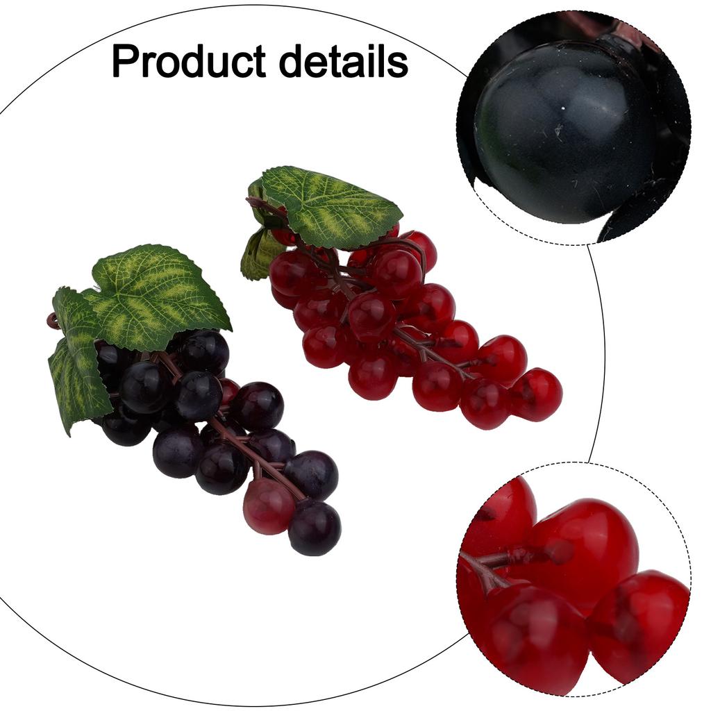 Fresh Appearance Artificial Grapes Realistic Grapes Simulated Fruit