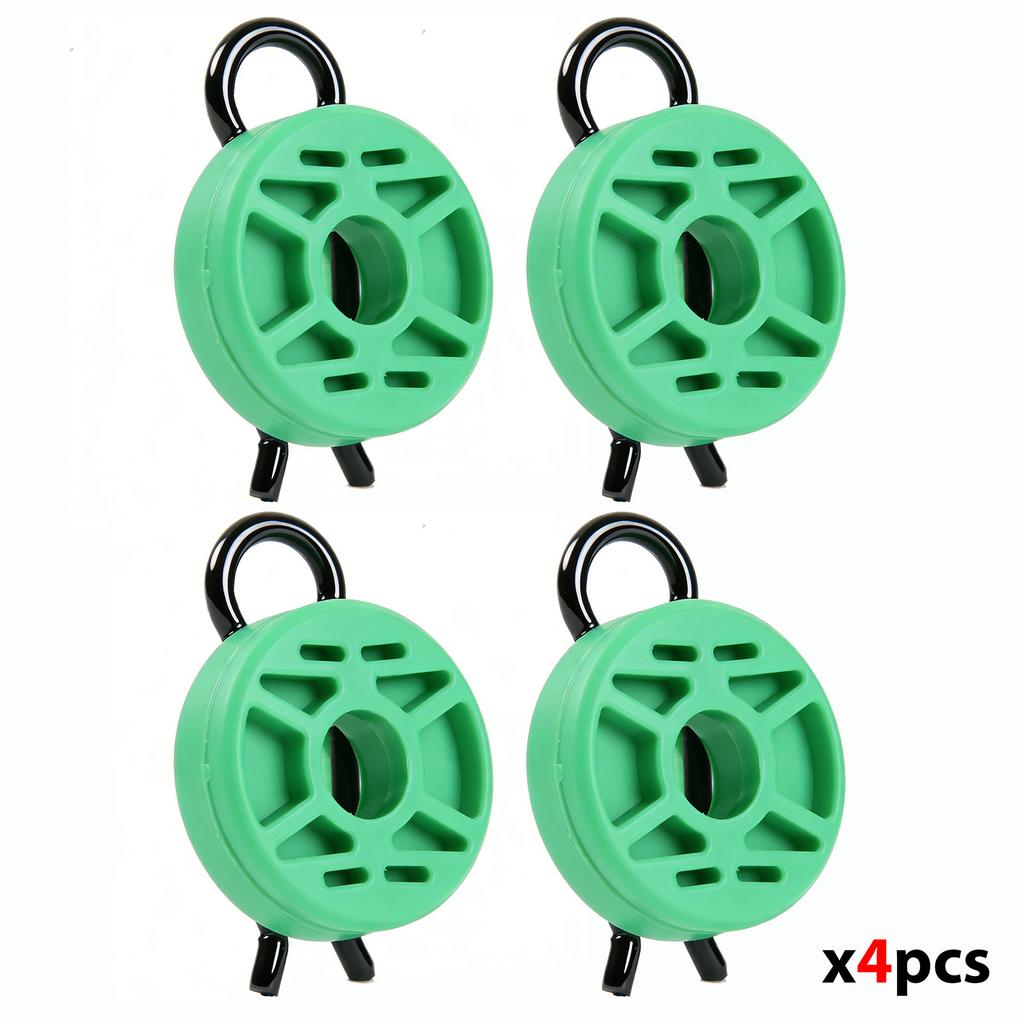 4Pcs Front Green Power Window Regulator Guide Roller Clip For Volvo 850 1993 - 1997 S70 V70 1998 - 2000 Automotive Goods 4493433