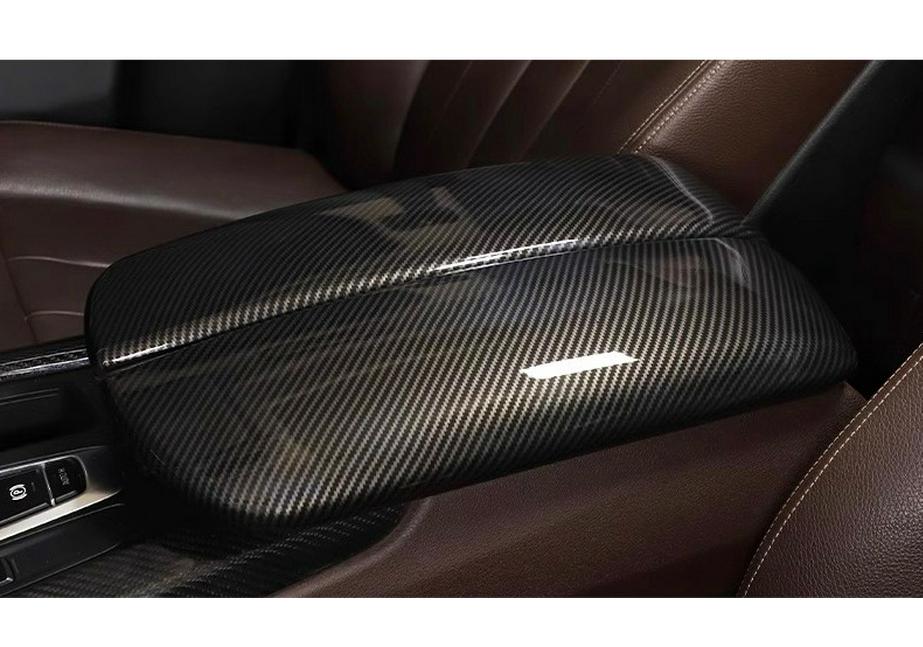 Carbon Fiber Interior Armrest Cover for BMW X5 X6 E70 E71
