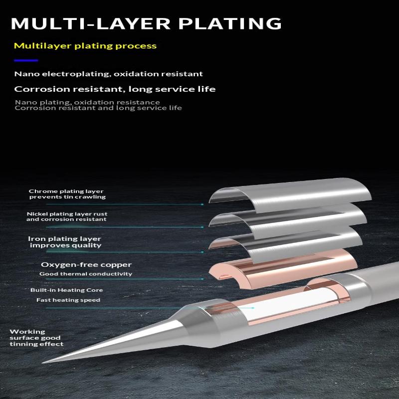 C210 Sereis Soldering Iron Tips C210-Ts/Ti/Sk Replace Tip Universal Compatible T210 Soldering Station Welding Tools