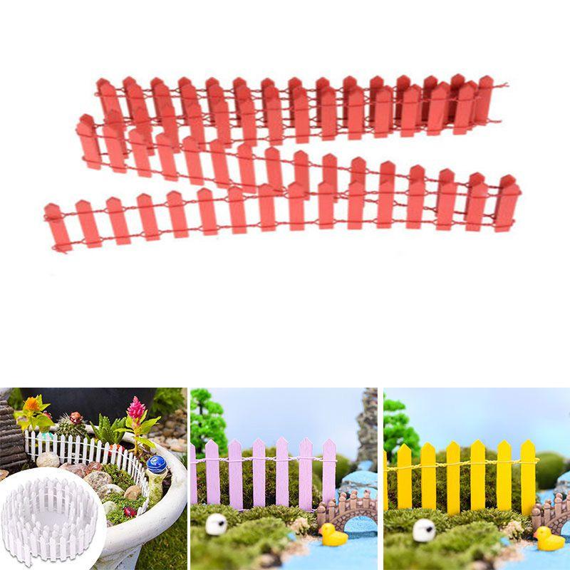 Mini Diy Wood Fence For Miniature Plant Decor And Landscape Crafts**