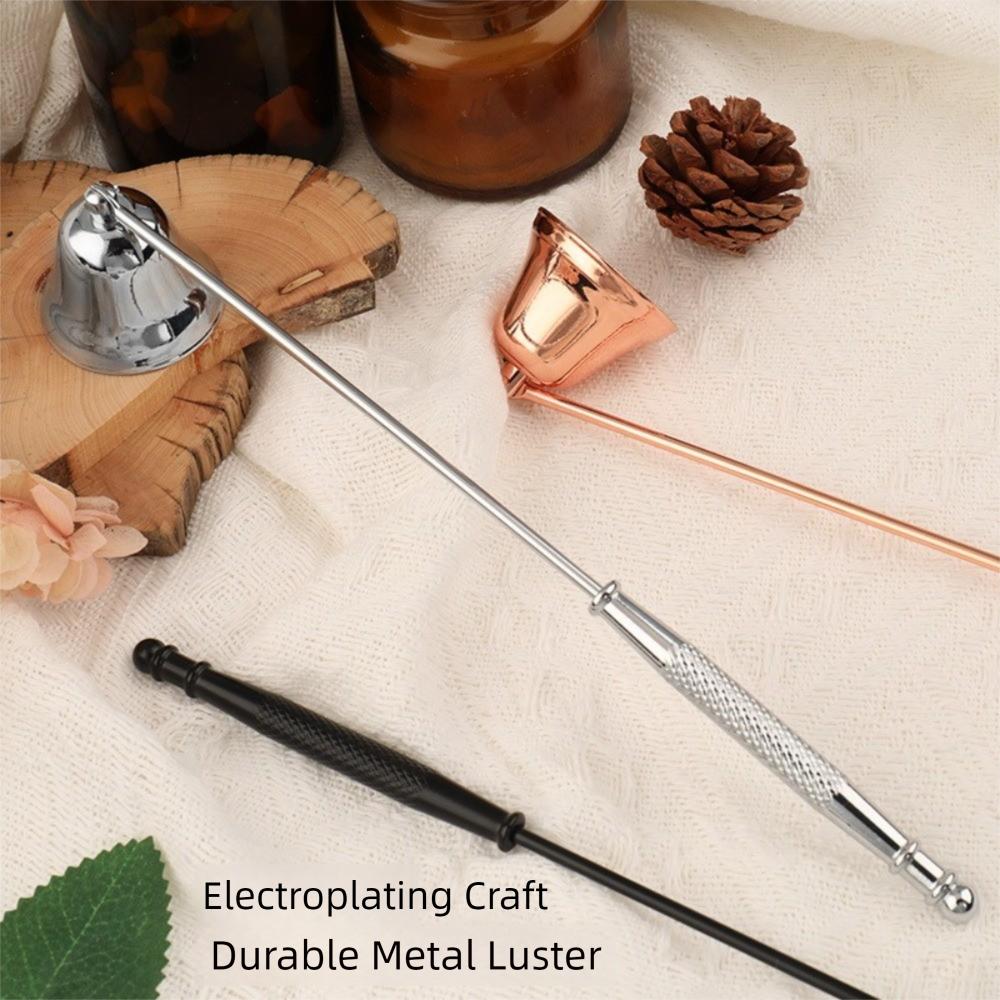 Bell Shape Cover Candle Flame Snuffer Stainless Steel Candle Stopper Wick Snuffer  for Home Safety