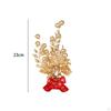 Chinese Year Decoration Tree Ornament Artificial Bonsai Charm Adornment Art Crafts for Indoor