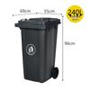 Outdoor Classified Trash Can with Wheels