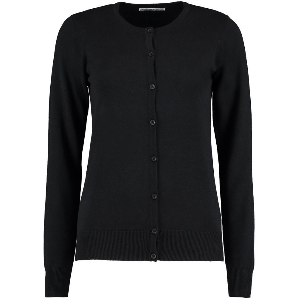 Kustom Kit Womens Round Neck Cardigan / Ladies Knitwear