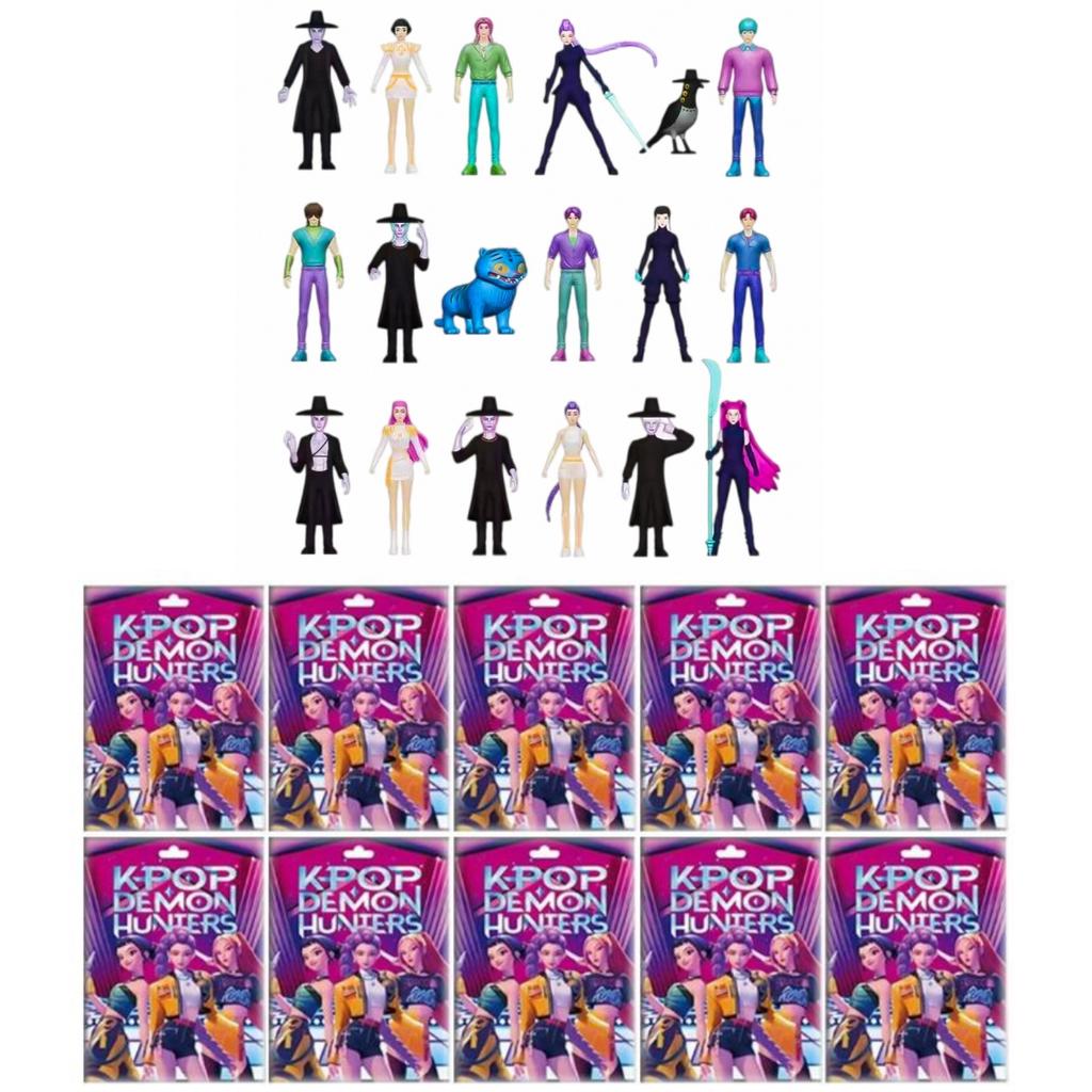 1-24 Stück/Set Kpop Demon Hunters Actionfigur Spielzeug Derpys Tiger Rumi Mira Zoey Sussy Figur Puppe für Fans Geschenk