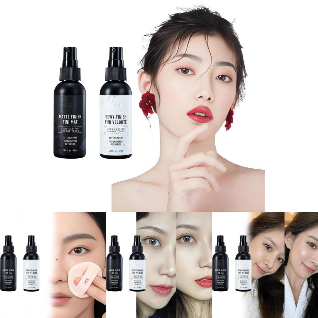 Nyx Makeup Fixierspray Für Alle Hauttypen Feuchtigkeitsspendend Leichtgewichtige Schnelltrocknende Formel 10ml Schwarze Und Weiße Flaschen