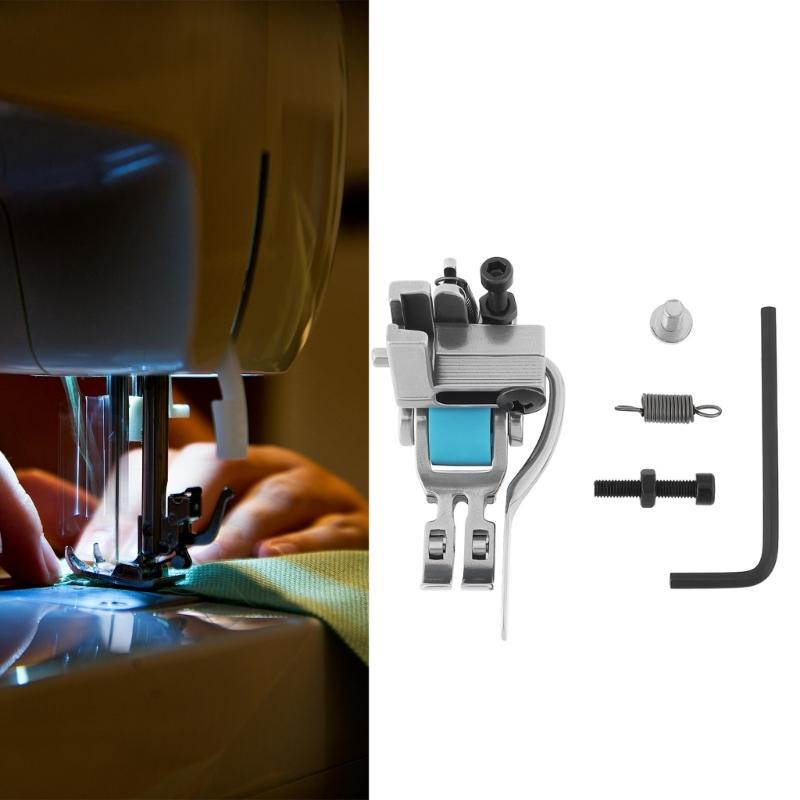 Extended Presser Foot for Flatbed Sewing Machines Sturdy Metal Construction Smooth Cloth Feeding