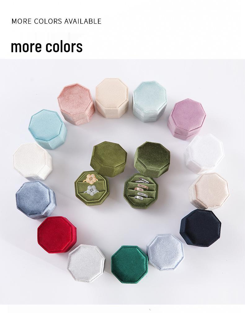 Velvet Oval Ring Box - Jewelry Packaging, In Stock, Fast Shipping