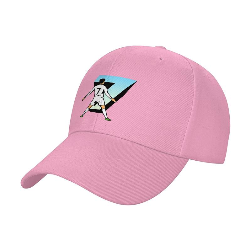 Z Number Seven Football Player Design Black Baseball Cap with Dynamic Sport Graphic and Bold Style for Fans and Casual Wear