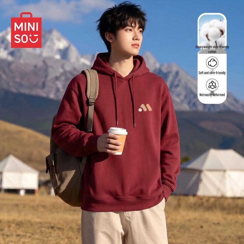 MINISO American Streetwear Hooded Sweatshirt