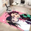 Demon Slayer Printed Absorbent Washable Carpet, Non-Slip Bathroom Mats, Kitchen Rugs, Yoga Mat,Living Room Entrance, Camping Picnic Rugs