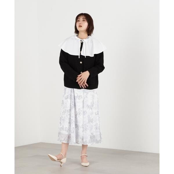 Jill by Jill Stuart Women's Tweed Knit Cardigan Sweater, Gray