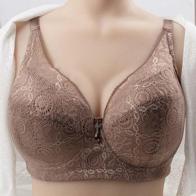Plus Size BH Sexig Push Up BH för Kvinnor Minimizer Stor Storlek Underkläder Kvinnliga Underkläder E F Kupa