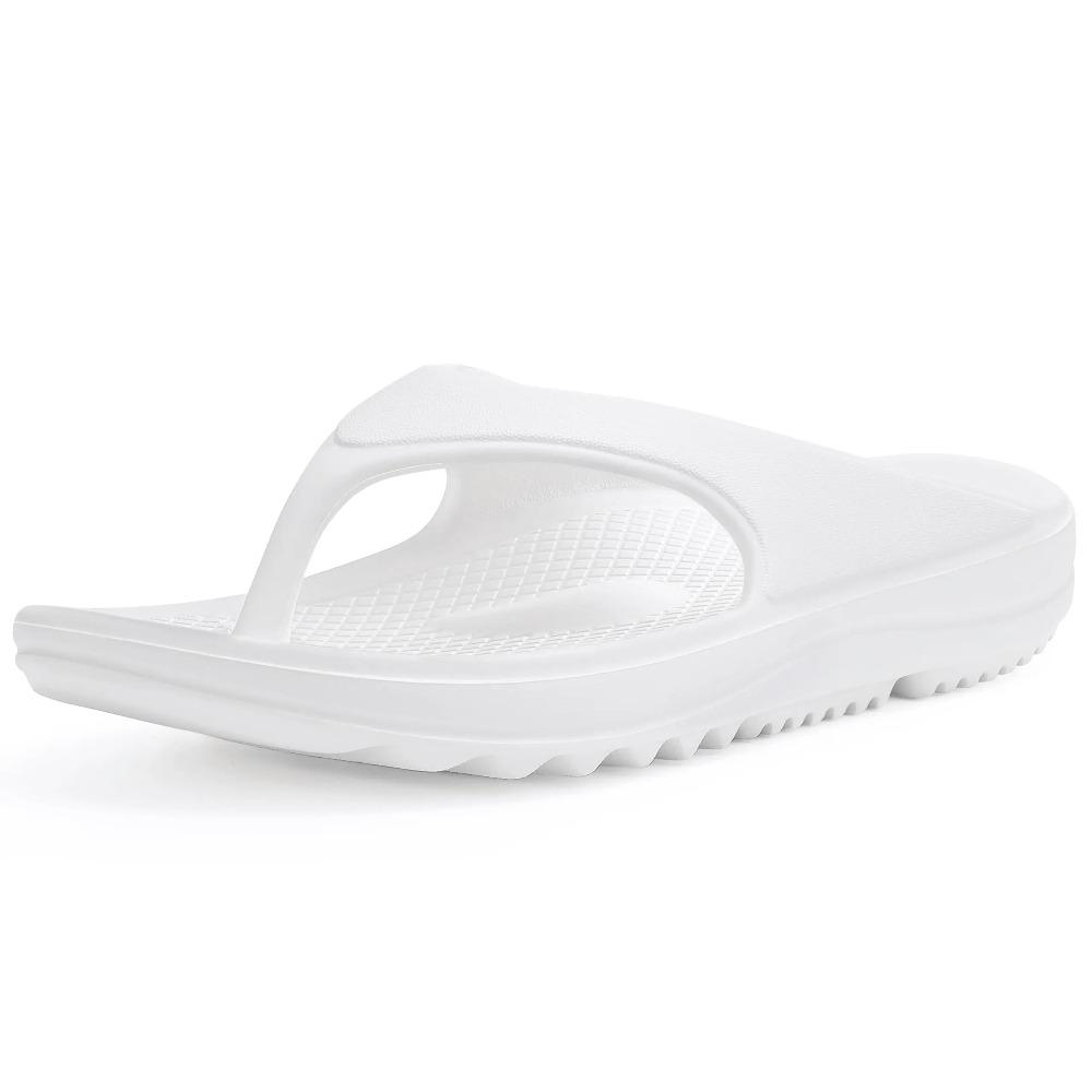 Evshine Women's Orthopedic Flip-flops for Plantar Fasciitis Anti-slip EVA Beach Sandals Men Soft Sole Slippers