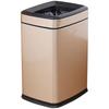 Xuanyong Square Open-Top Stainless Steel Trash Can