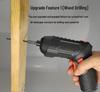 Rechargeable Multi-Functional Electric Screwdriver, Foldable Mini Hand Drill Gun Set