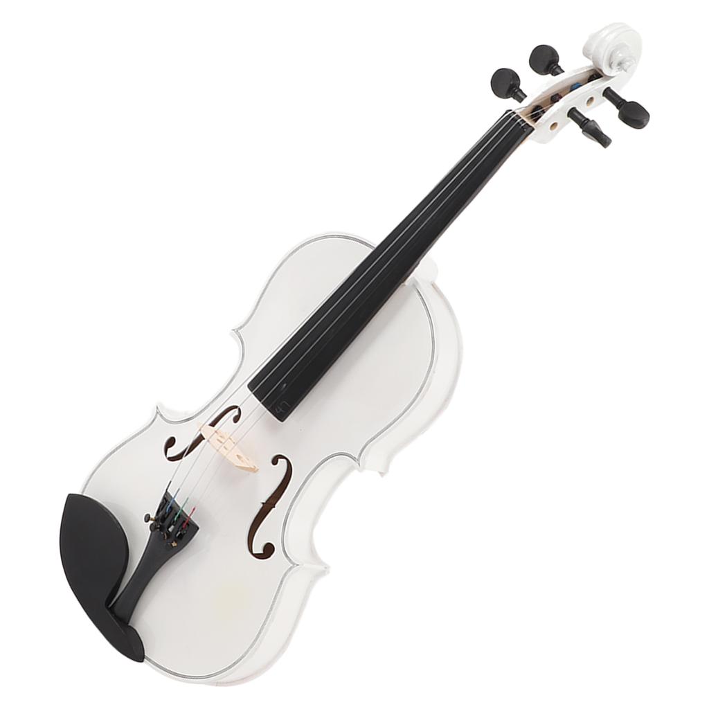 Violins Kit Wooden Violin Beginner Pack with Bow Rosin Violin Bag for Students Adults
