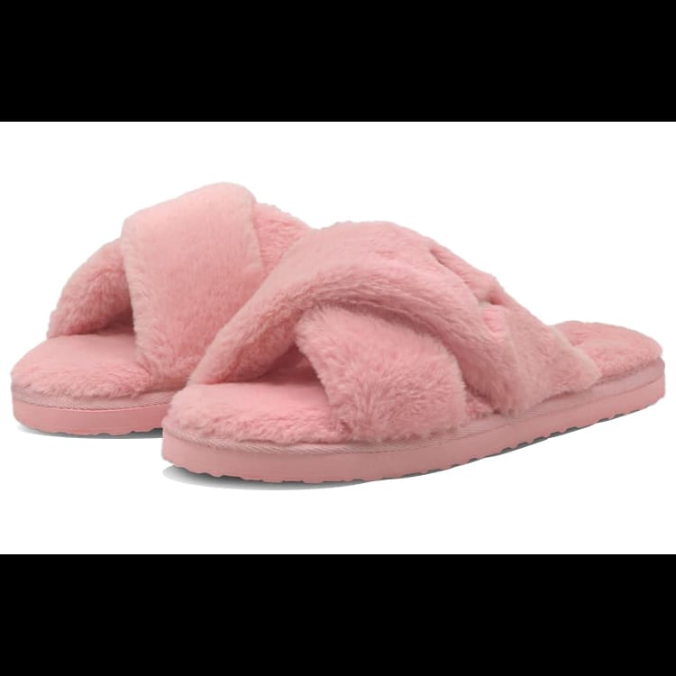 Puma Women's Pink Fluff X Strap Slide Slippers 384936-03