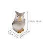 STOBOK Mini Uil 12 stuks Hars Mini Uil Sprookjestuin Mini Dierfiguren voor Moslandschap DIY Terrarium Huisdecoratie Beeldjes, Standbeelden,