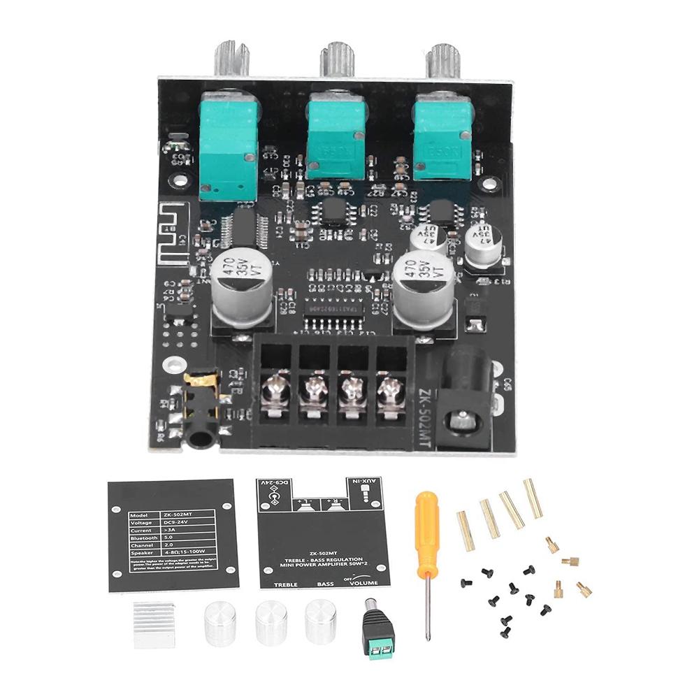 Buy 502MT Power Amplifier Board Acrylic Protective Shell 2X50W High