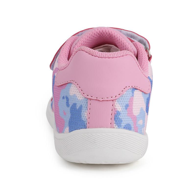 2025 Autumn New Children's Low-top Wide-head Shoes Fly-woven Velcro Casual Fashion Sports Shoes