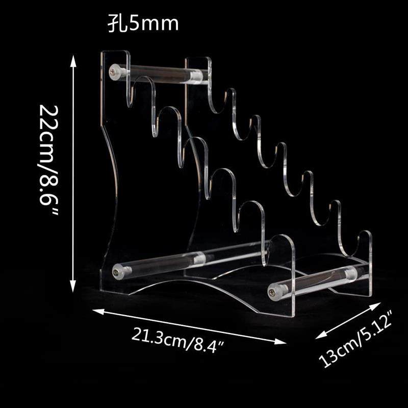 

Transparent Acrylic Two Options Available Detachable Tool Display Rack Pocket Knives Fruit Knife Balisong Display and Storage