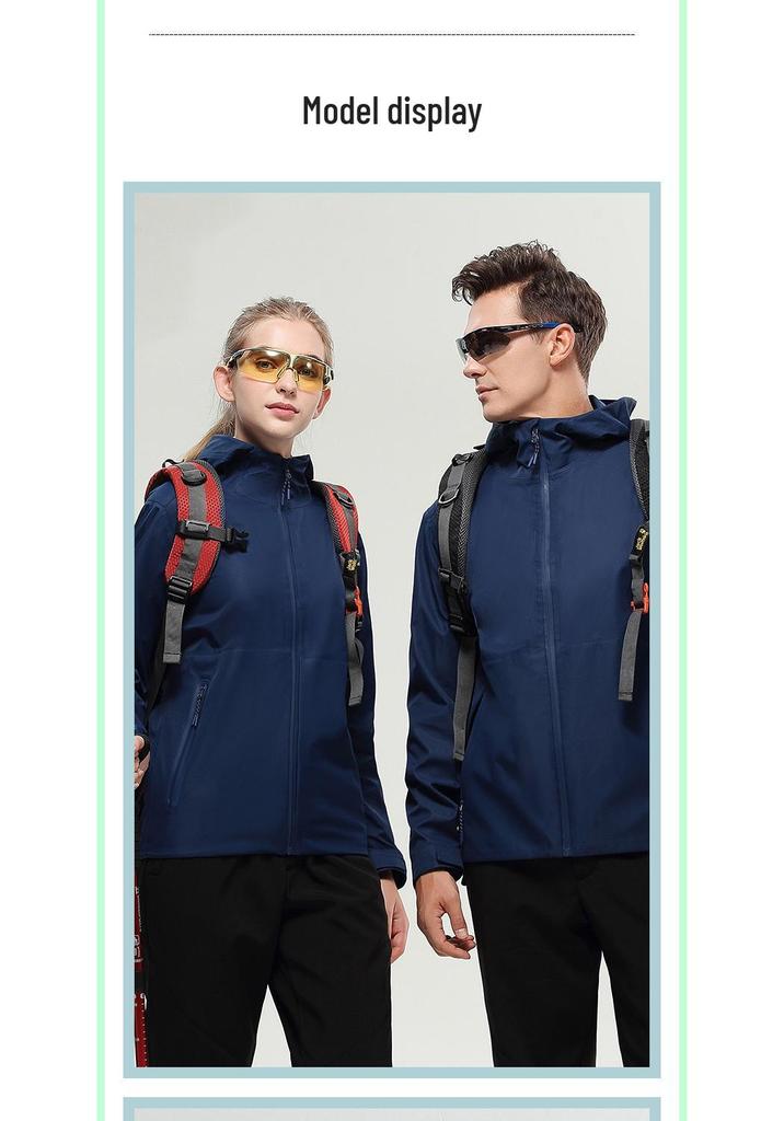 Unisex Waterproof Summer Mountaineering Windbreaker - Custom Logo Available