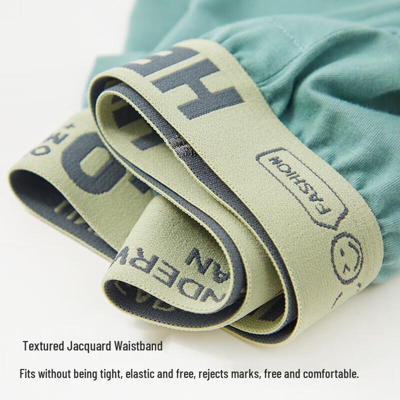 Yiershuang Men's Loose Fit Quick-Dry Boxer Shorts 3-Pack