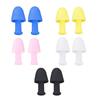 1Pair Reusable Waterproof Soft Silicone Earplugs Noise Reduction Sleeping Ear Plugs for Swimming Surfing Snorkeling