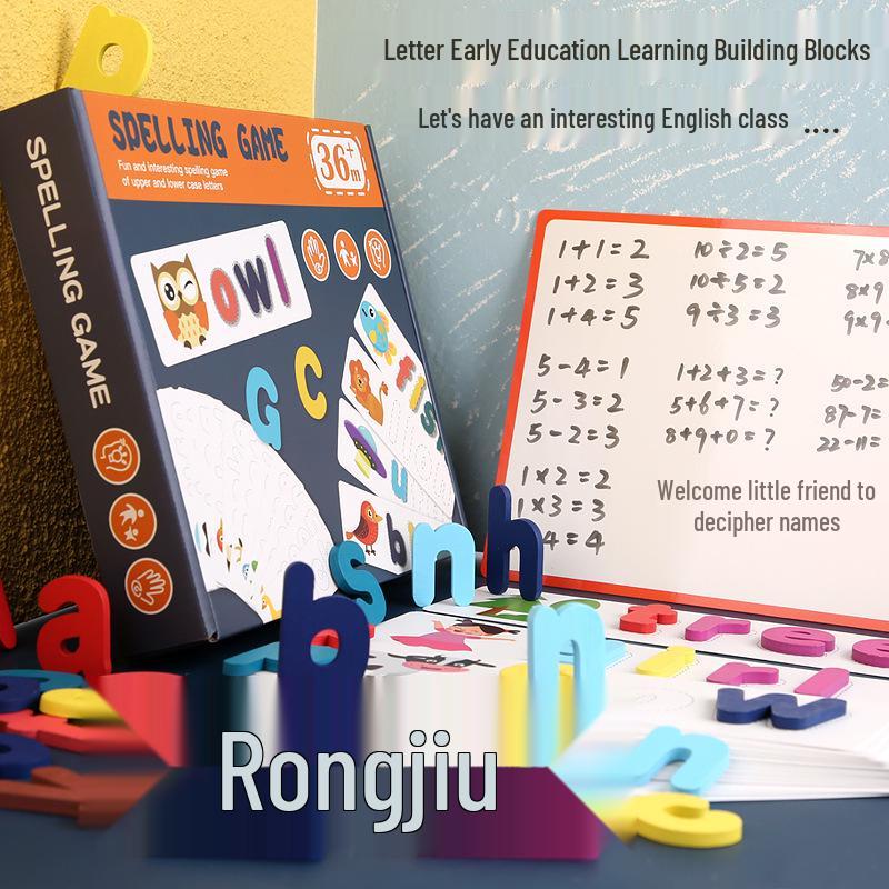 

Wooden Alphabet Matching Puzzle for Early Childhood Education