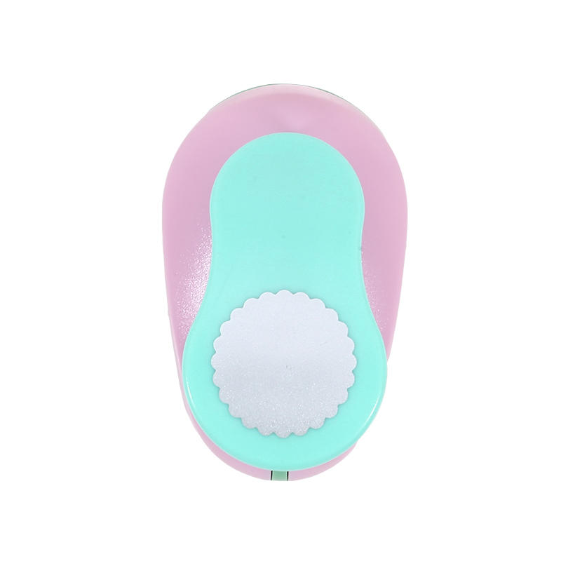 Stamp Shaped Craft Lever Punch Circle Cutter Handmade Paper Hole Punch for Crafting Scrapbooking DIY Card Making